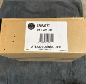 C803 Atlas Soundolier 8 Inch Coax Speakers C803 Atlas Soundolier 8 Inch Coax Speakers