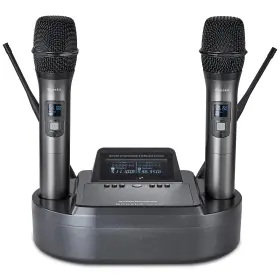 Fu-677 Boeska Rechargeable Handheld Wireless Microphone System Uhf Dual Professional Cordl