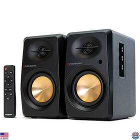 Brand P Prosonic Bt30bk Bt30 Bluetooth Bookshelf Speakers - 80w Studio Monitor Optical And Rca