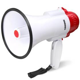Croove Fba 733 Portable Megaphone - Loud Speaker Lightweight Bullhorn With Siren Mus