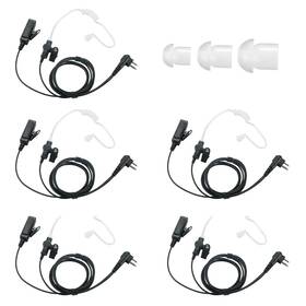 Dronoval 710702402575 Walkie Talkie Earpiece With Mic Compatible Cp200 Cp200d Bpr40 Cp100d Cp1