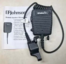 589-3015-07318 Ef Johnson Amplified Speaker Microphone For 5100 Series Radio