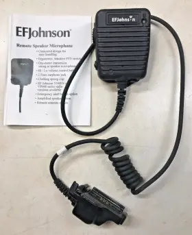 589-3015-07330 Ef Johnson Amplified Speaker Microphone For 5100 Series Radio 589-3015-07330 Ef Johnson Amplified Speaker Microphone For 5100 Series Radio