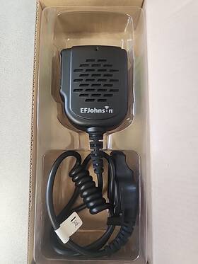Ef Johnson R589-3600-10018 Viking Speaker Microphone 24 Inch Basic Portable Radio Walkie Mic Two Way