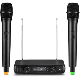 A21004-mg-us Facmogu V2 Pro Wireless Microphone System Dual Channel Handheld Mic