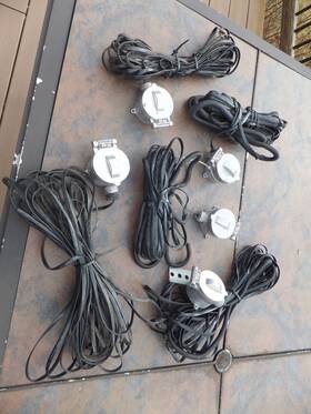 Fire-com Pp-20 Lot Of 5 Fire-com Radio Cable And Connection Pump Panel Headset Module
