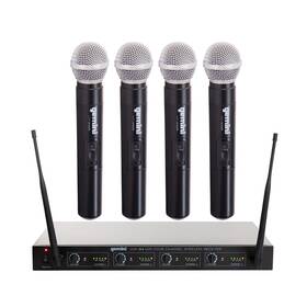 Gemini Sound Uhf-04m-s1234 Uhf-04m Wireless Cordless Professional Set Of 4 Handheld Microph