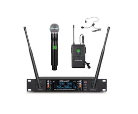 M-260 Gtdaudio Gtd Audio 2x100 Adjustable Channel Uhf Wireless Handheld And Headset Lavali M-260 Gtdaudio Gtd Audio 2x100 Adjustable Channel Uhf Wireless Handheld And Headset Lavali