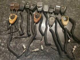 Heathkit Em25a Cb Ham Radio Microphones 14 Pieces Motorola Mura Sbe Royce Turner