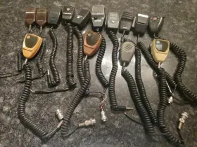Em25a Heathkit Cb Ham Radio Microphones 14 Pieces Motorola Mura Sbe Royce Turner