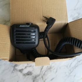 Juentai X000ot7sjt New Kmc-17 Two Way Radio Speaker Microphone Black In Box