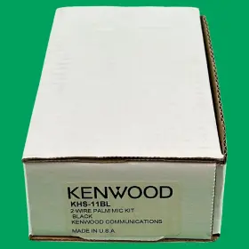 Khs-11bl Kenwood New Oem / 2 Wire Palm Microphone Kit