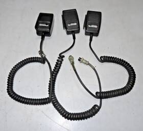 Motorola Crc-101 Hand Mic X 2 Crc-103 X1 With Volume Control 4 Pin