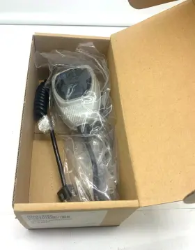 Hmn1078a Motorola Compact Microphone With S Hook - New In Box Hmn1078a Motorola Compact Microphone With S Hook - New In Box