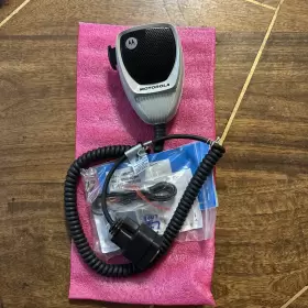 Hmn1079b Motorola Motorcycle Weather Resistant Palm Microphone With Mic Clip