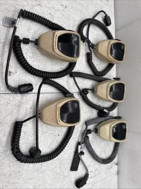 Hmn1089a Motorola Hmn1090a/hmn1089a Lot Of 5 Mic Radio Microphone Untested