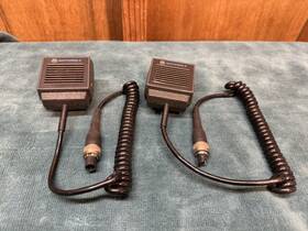 Motorola Nmn6094a Vintage 2-way Radio Lapel Microphone Mic Untested