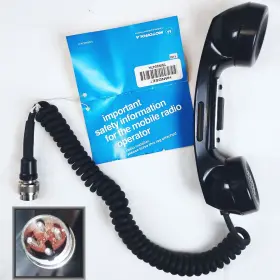 Tmn6047a Motorola Mobile Radio Handset Mic With 4-pin 91-mn4m 3/8 Inch Connector Plug