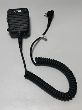 Otto V2-s2mg11111 Storm Professional Speaker Microphone With Coil Cord And Earphon