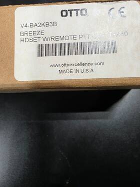 Otto V4-ba2kb3b Breeze With Remote Ptt Kenwood Multipin Connector
