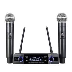 Pasucceed Pa-200 Wireless Microphone Dual Channel Professional Cordless Dynamic Micr