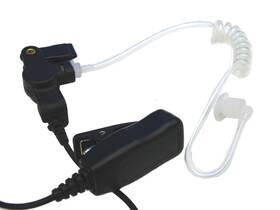 Pulsat Mps-471tw Two-wire Surveillance Mic For Motorola Cp200 Cp200d Xls Pr400 Ep450 Gtx Gp300