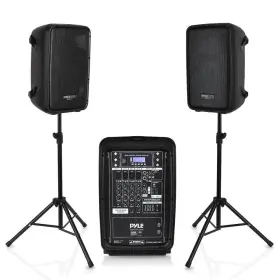 Pphp28amx-u-b Pyle 8 Inch Bluetooth Pa Loud Speaker And Channel Audio Mixer Used Pphp28amx-u-b Pyle 8 Inch Bluetooth Pa Loud Speaker And Channel Audio Mixer Used