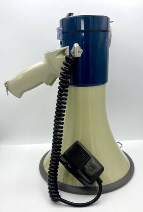 Radio Shack 32-2038 10-watt Powerhorn With Handheld Microphone Euc Tested