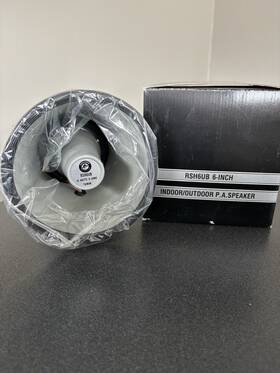 Revere Rsh6ub 6-inch 15w Horn Speaker Weatherproof New