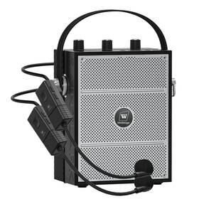 Sanmic S98-plus 50w Voice Amplifier With 2 Headset Microphones Microphone Speaker Porta