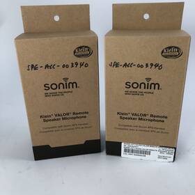 Sonim 4873l Lot Of 2 - Klein Valor Remote Speaker Microphone For Xp3