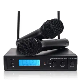 Yyx-446 Sound Town 200-channel Professional Uhf Wireless Microphone System With 2 Han