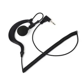 Tc-617 Uayesok 3.5mm Police Receive/listen Only Earpiece G Shape Soft Ear Hook Surve