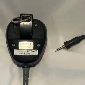 Cmp-460 Vertex Standard Submersible Noise Cancelling Speaker/microphone Untested