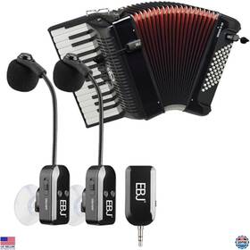 Visit The Ebj Store Kx-801-2 2.4g Wireless Microphone Receiver 100ft Range Noise Reduction
