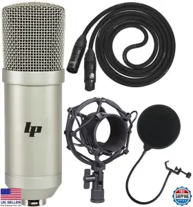 B08d11nxg3 Visit The Lyxpro Store Condenser Microphone For Studio Vocals Instruments Podcasting And