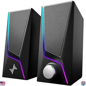 Sk400 Visit The Nylavee Store Dynamic Pc Speakers - 6 Lighting Modes Usb Desktop Sound System 2 Bass Ports Sk400 Visit The Nylavee Store Dynamic Pc Speakers - 6 Lighting Modes Usb Desktop Sound System 2 Bass Ports