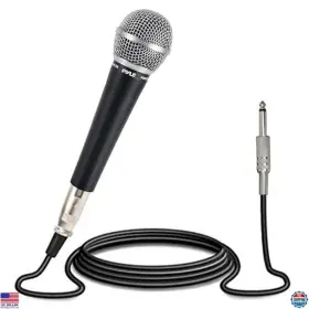 Pdmic58 Visit The Pyle Store Dynamic Cardioid Microphone With 15ft Xlr Cable Unidirectional Rugged