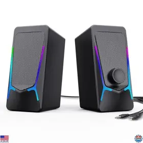 Rc-co707 Visit The Roson Store Enhanced Bass Gaming Speakers - 2.0 Stereo Sound Usb Powered Volume