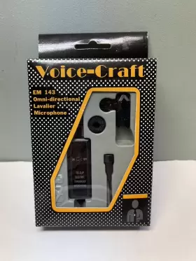 Em-143 Voice-craft Em 143 Omni-directional Lavalier Microphone - Tie-clip Condenser Mic Em-143 Voice-craft Em 143 Omni-directional Lavalier Microphone - Tie-clip Condenser Mic