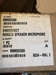 Motorola Lapel NMN6156B Public Safety Microphone Two Pins New. Price: $75.00.