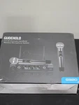 Wireless Microphone System Gudeholo Metal Dual Professional Home Ktv Set New. Price: $69.30.