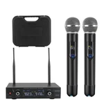 Wireless Microphone System Uhf Dual Handheld 20 Channels Blue Gudeholo Cordless New. Price: $179.99.
