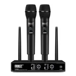 Froket FU-2002 Dual Handheld Uhf Wireless Microphone System 260FT Range, Au... New. Price: $133.70.