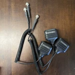 Lot Of 3 Motorola NTN4849A Speaker Palm Microphone Two-way Radio Push Talk Used. Price: $39.00.