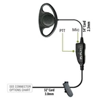 Klein Agent 1-WIRE Ptt Earpiece D-ring Earloop For Motorola Kenwood Vertex Radio New. Price: $25.00.