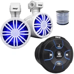 Pyle PLMRBT18 Bluetooth Marine Controller, 2X 3.5 20W Max Off-road Speakers New. Price: $179.49.