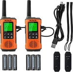 Retevis RT45P Waterproof 2 Way Radio, Long Range Walkie Talkie, IP67, 1000MAH, New. Price: $131.10.