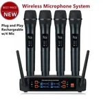 Bomge Professional Wireless Microphones (4) V-410 New. Price: $49.99.