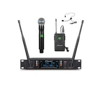 Gtd Audio 2X100 Adjustable Channel Uhf Wireless Handheld Headset & Lavali... New. Price: $192.50.